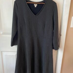 DARK GRAY KNIT DRESS XL